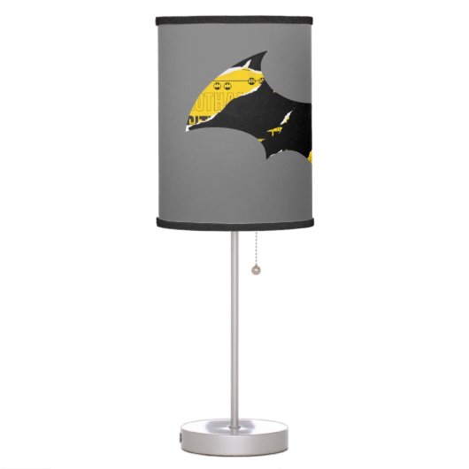 Caution Tape Batman Logo Table Lamp (Left)