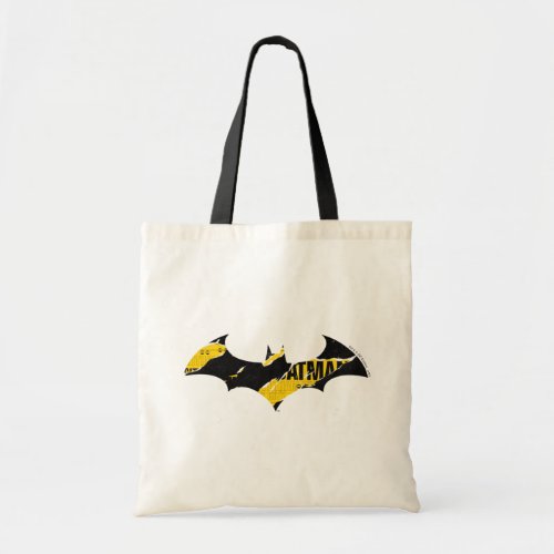 Caution Tape Batman Logo Tote Bag