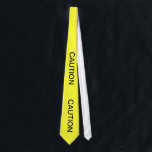 CAUTION TAPE TIE<br><div class="desc">CAUTION TAPE TIE. Gift for a construction worker, wild party animal, or walking disaster area.</div>