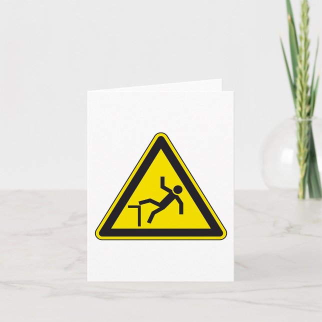 Caution Watch Your Step Sign Trip Hazard Card (Creator Uploaded)