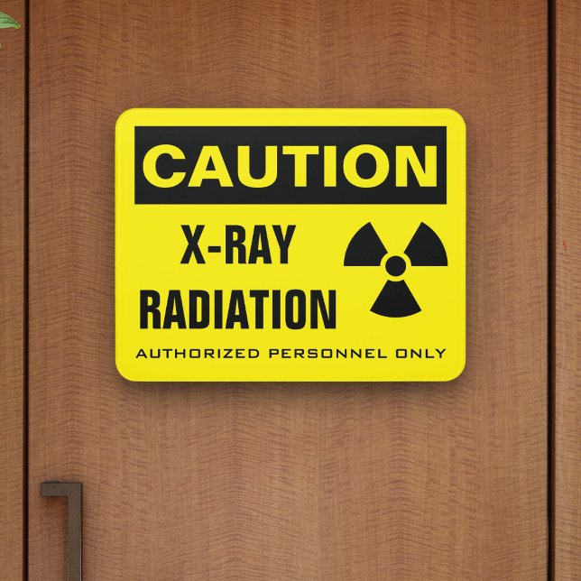 Caution X-Ray Radiation Door Sign (Creator Uploaded)