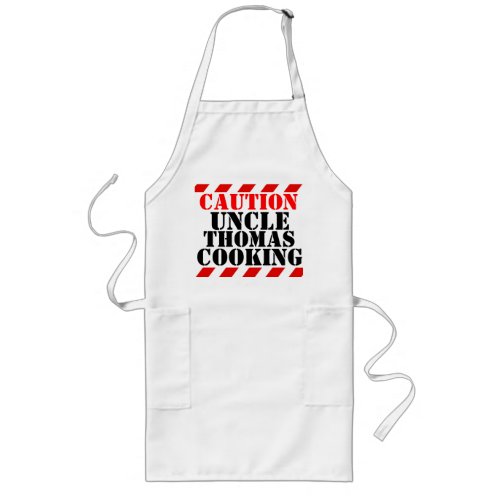 Caution your name is cooking graphic hobby apron