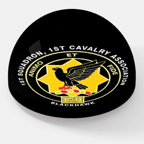 Cav Association Domed Paperweight