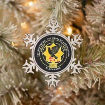 Cav Association Snowflake Ornament