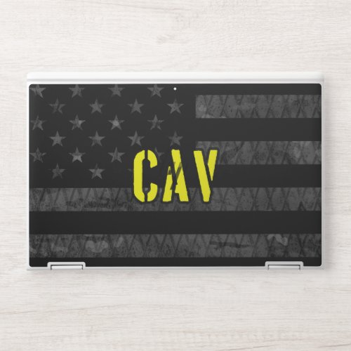 Cav Subdued American Flag HP Laptop Skin