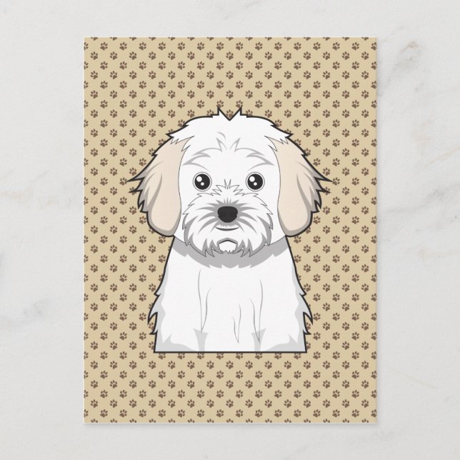 Cavachon Cartoon Postcard (Front)