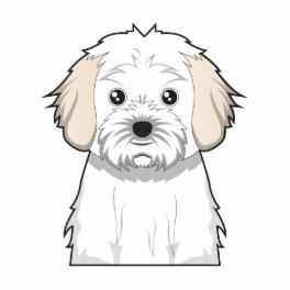 Cavachon Cartoon Statuette