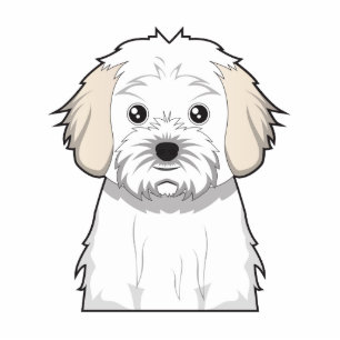 Cavachon Cartoon Statuette