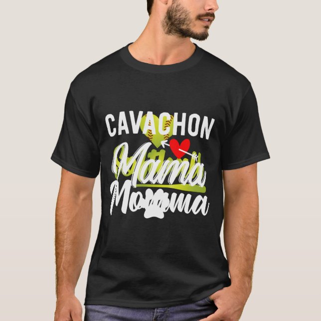 Cavachon Lover Gifts Cavachon Mama Cavachon Mom T-Shirt (Front)