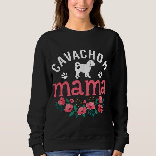 Cavachon Mama Cavachon Dog Lover Christmas Sweatshirt