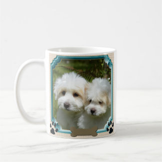 Cavachon Mug, Customized Dog Photo Coffee Mug