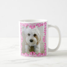 Cavachon Photo Mug, Customized Dog Photo