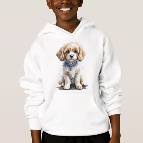 Cavachon puppy design hoodie