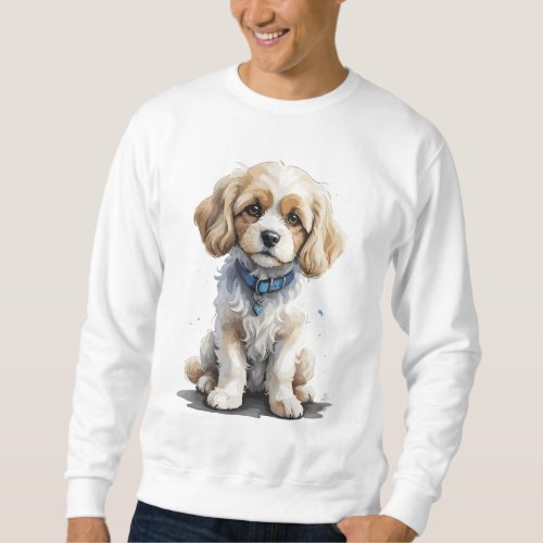 Cavachon puppy design sweatshirt