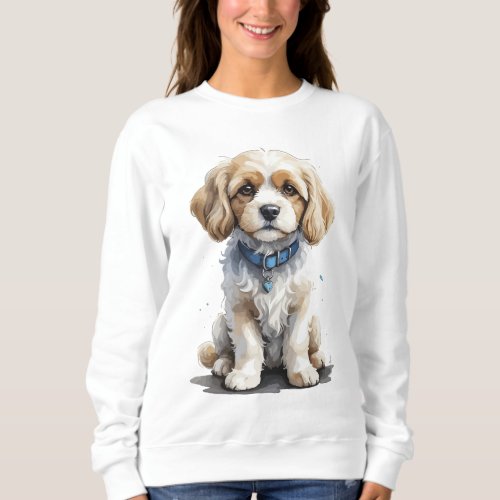 Cavachon puppy design sweatshirt