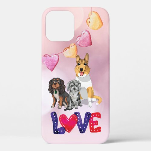 Cavalier Collie and Havanese iPhone 12 Case