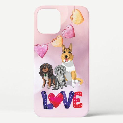 Cavalier, Collie and Havanese iPhone 12 Case