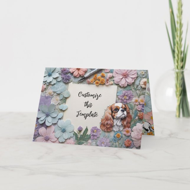 Cavalier custom thank you card (Front)