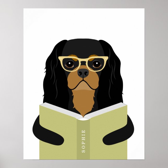 Cavalier Dog Personalized Print (Front)