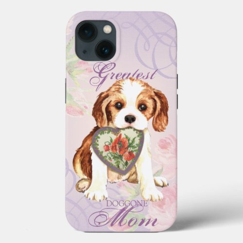 Cavalier Heart Mom iPhone 13 Case