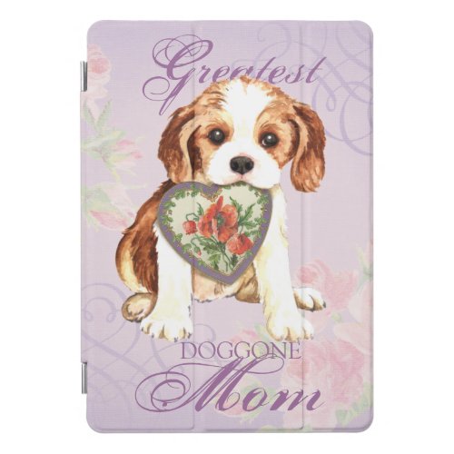 Cavalier Heart Mom iPad Pro Cover