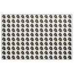 cavalier kcs black and tan cartoon fabric