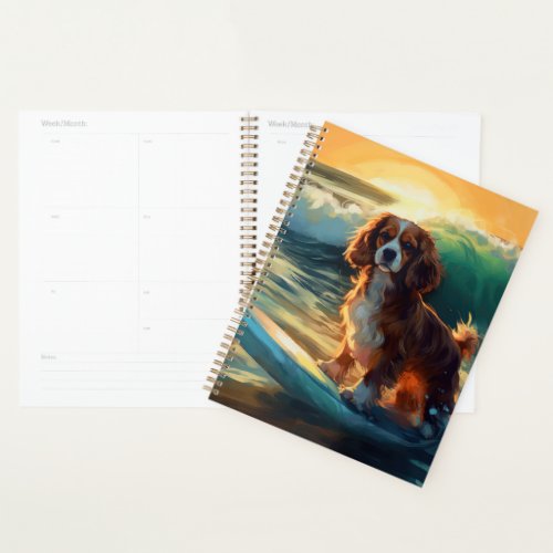 Cavalier King Beach Surfing Painting Planner