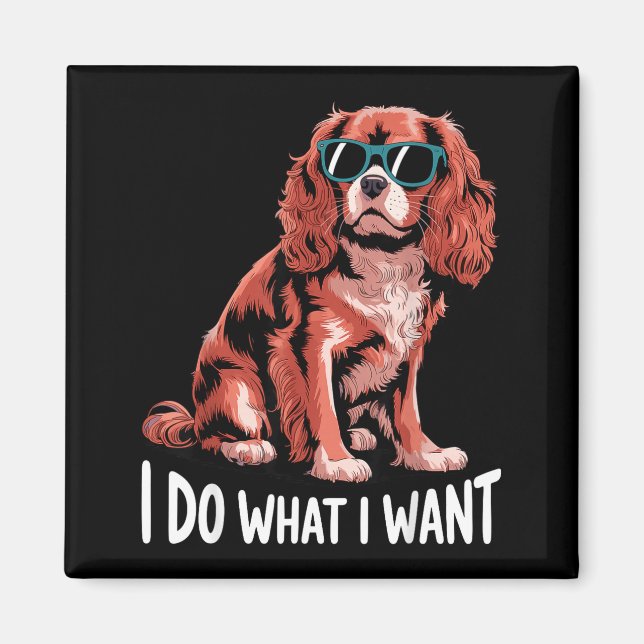Cavalier King Charles Art For Men Women Cavalier S Magnet (Front)