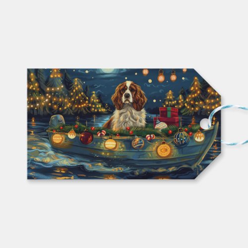 Cavalier King Charles Christmas Festive Voyage Gift Tags