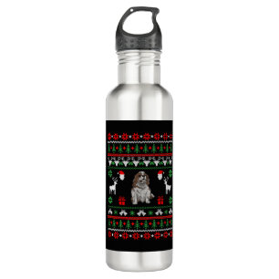 Cavalier King Charles Christmas Stainless Steel Water Bottle