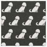 Cavalier King Charles Dog Silhouette Pet Fabric