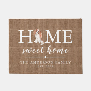 Cavalier King Charles Home Sweet Home Doormat