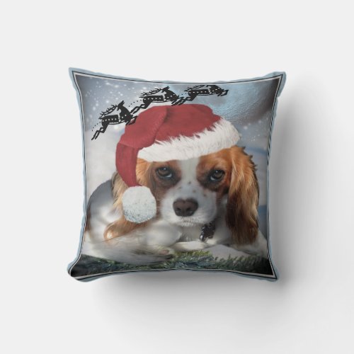 Cavalier King Charles Merry Christmas Pillows