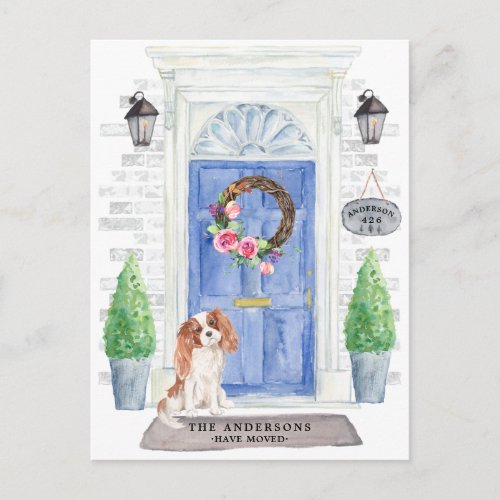 Cavalier King Charles Moving Announcement Postcard