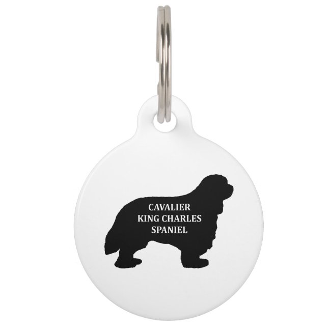 Cavalier King Charles name silo Pet ID Tag (Front)