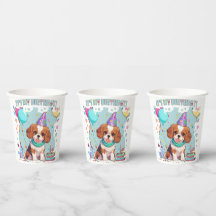 Cavalier King Charles Pastel It's my Birthday