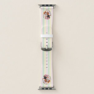 Cavalier King Charles Pastel Lines Cottagecore Apple Watch Band