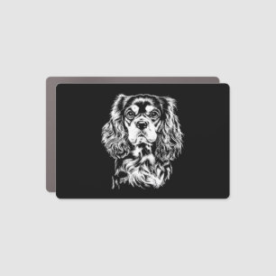 Cavalier King Charles Portrait Minimalist Apparel Car Magnet
