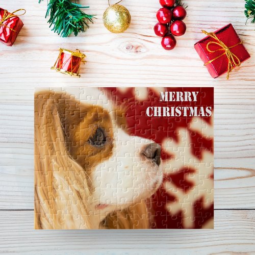 Cavalier King Charles Snowflake Christmas  Jigsaw Puzzle