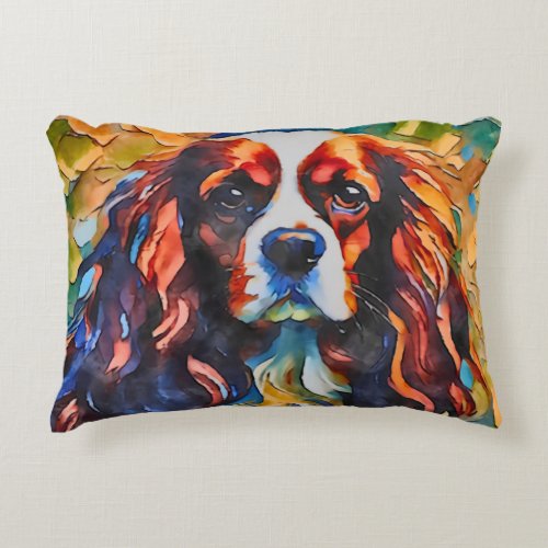 Cavalier king Charles Spaniel Accent Pillow