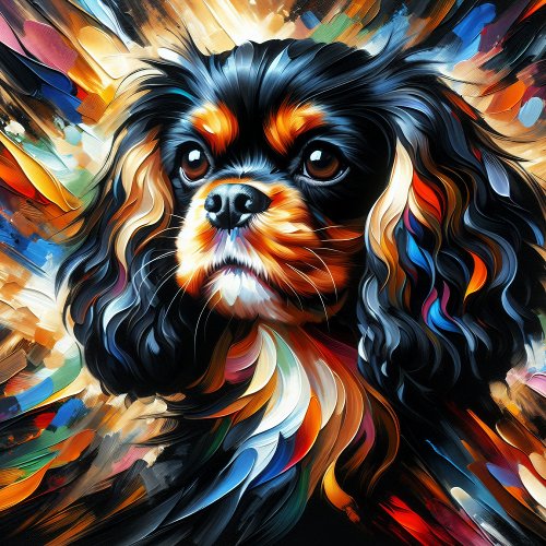 Cavalier King Charles Spaniel Acrylic Print Jigsaw Puzzle