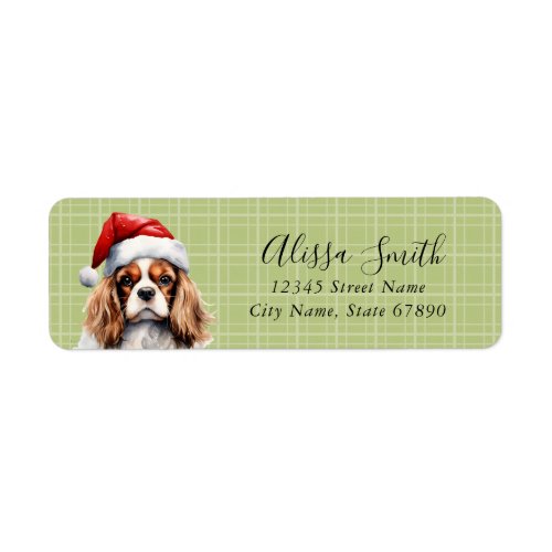 Cavalier King Charles Spaniel Address Labels