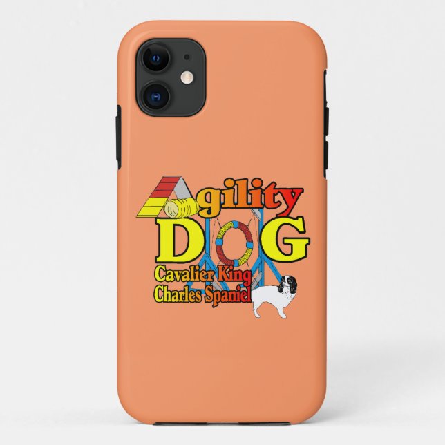 Cavalier King Charles Spaniel Agility Case-Mate iPhone Case (Back)