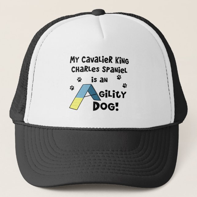 Cavalier King Charles Spaniel Agility Dog Hat (Front)