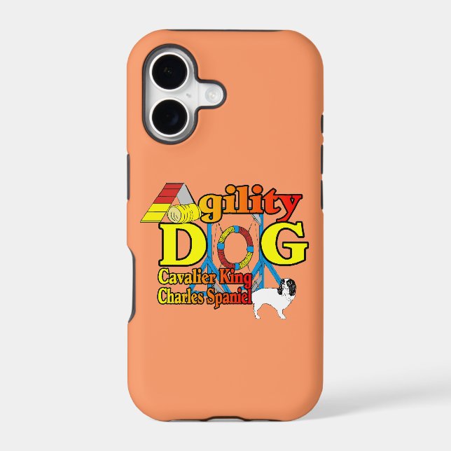 Cavalier King Charles Spaniel Agility Iphone Case (Back)