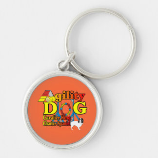 Cavalier King Charles Spaniel Agility Keychain