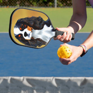 cavalier king charles spaniel AI2 Carbon Fiber Pickleball Paddle