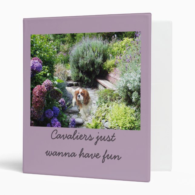 Cavalier King Charles Spaniel Binder (Front/Inside)