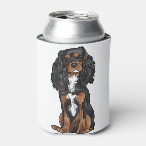 Cavalier King Charles Spaniel _ Black and Tan Can Cooler