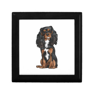 Cavalier King Charles Spaniel - Black and Tan Gift Box